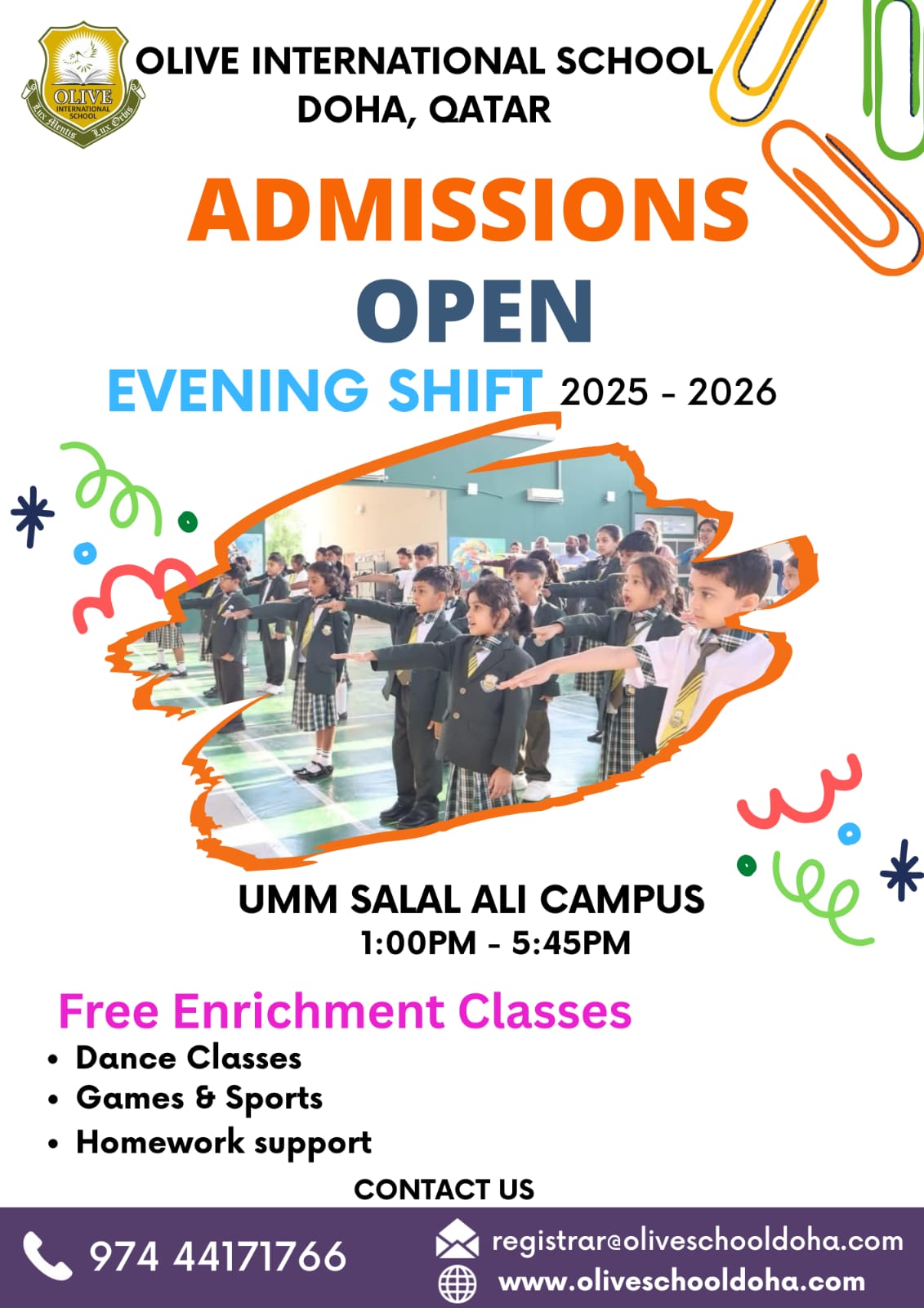 ADMISSION OPEN 2025-26 (EVENING SHIFT)
